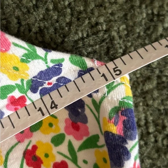 Vintage 90s Cambridge Spirit Sz S Multicolor Sleeveless Floral Belted Midi Dress - Picture 6 of 6